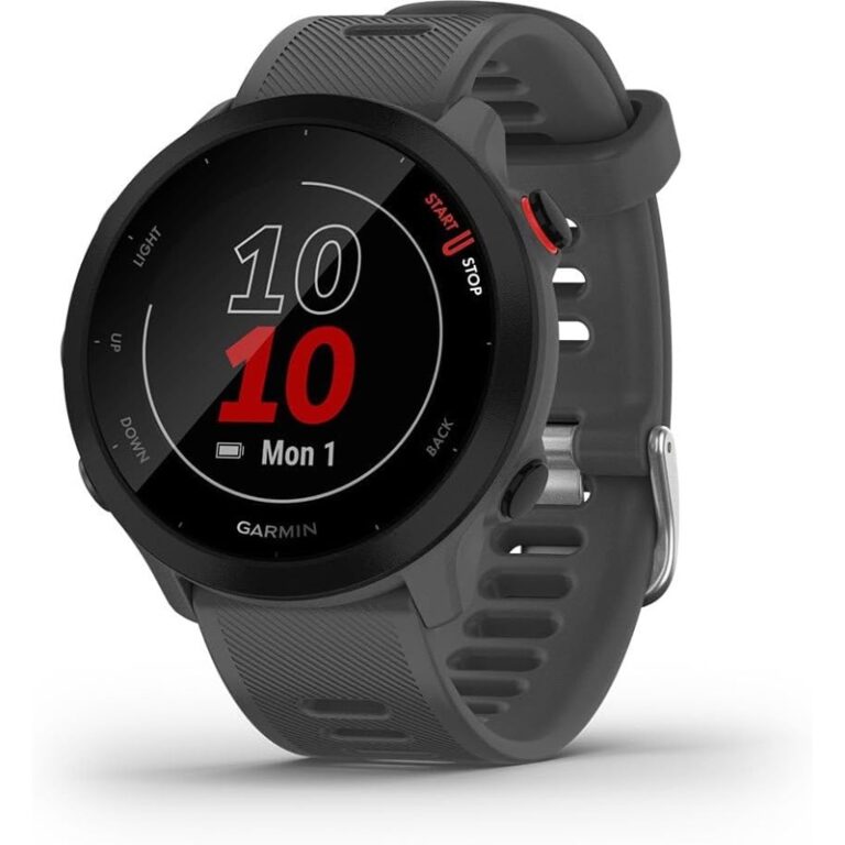 Garmin Forerunner® 55 42mm GPS Reloj inteligente para correr — Gris