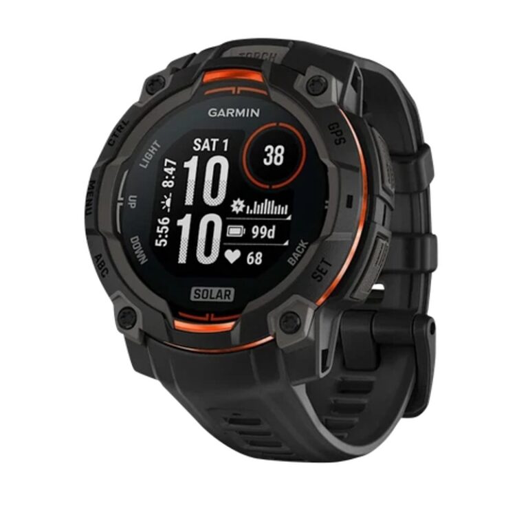 Garmin Instinct® 3 Solar 45mm/50mm GPS Relojes inteligentes de aventura — 45 MM / Negro con correa negra