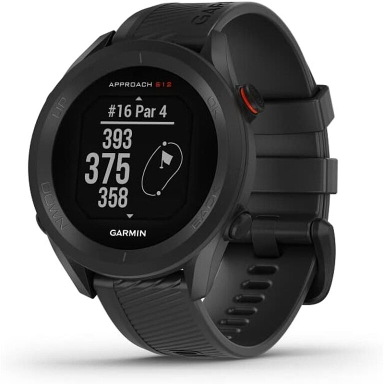 Garmin Approach S12 43,7mm GPS Reloj Inteligente de Golf — Negro