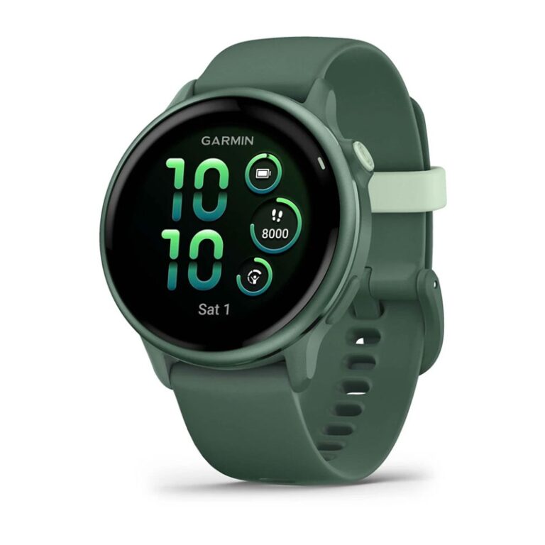 Garmin vívoactive® 6 42,2mm Reloj inteligente de fitness y bienestar — Verde jaspe metálico con correa verde jaspe