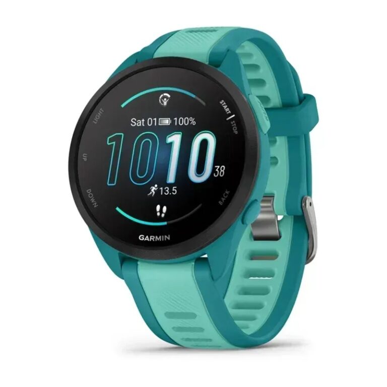 Garmin Forerunner® 165 Music 43mm GPS Reloj inteligente con música para correr — Azul
