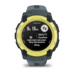Garmin Instinct® E 40mm/45mm GPS Relojes inteligentes de aventura — 40 MM / Amarillo con correa gris